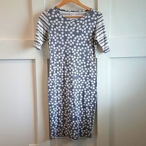 LuLaRoe Half Sleeve Midi Dress